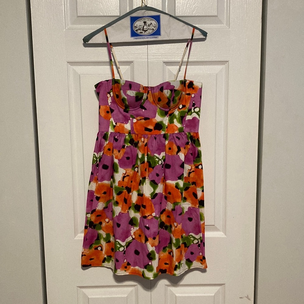 Bustier floral dress / sun dress